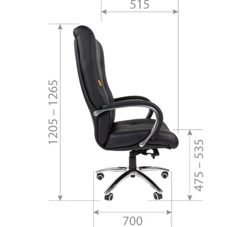 Кресло CHAIRMAN 424 черный