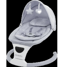 Детские шезлонги и качалки Amarobaby Teddy Swing AB24-22TED/11 серый