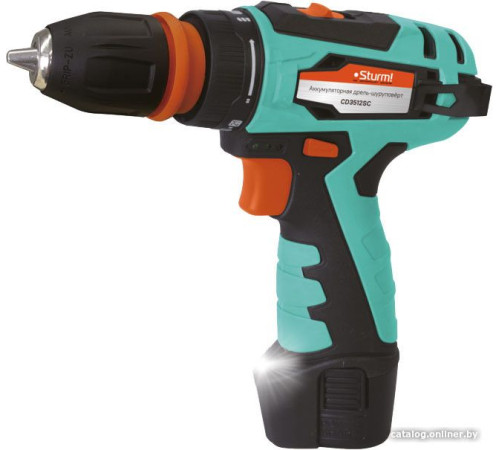 Дрель-шуруповерт Sturm CD3512SC с 2-мя АКБ, кейс