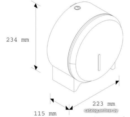 Диспенсер для туалетной бумаги Merida Stella Mini BSM201