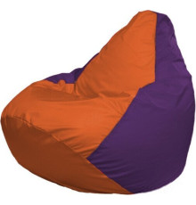 Кресло-мешок Flagman Груша Макси Г2.1-208 фиолетовый/оранжевый