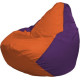 Кресло-мешок Flagman Груша Макси Г2.1-208 фиолетовый/оранжевый