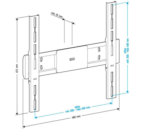 Кронштейн для телевизора Holder LCD-F4611