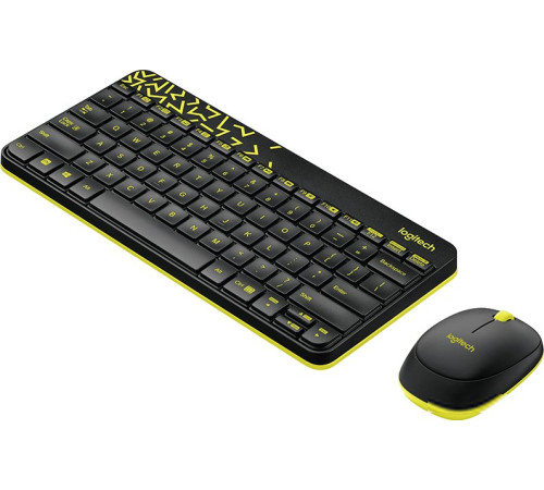 Мышь + клавиатура Logitech MK240 Nano 920-008213 черный
