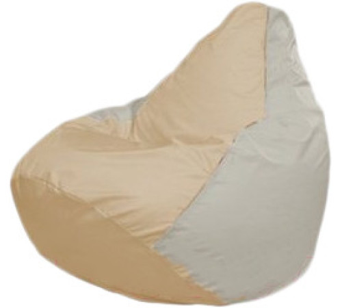 Кресло-мешок Flagman Груша Мини Г0.1-152 светло-бежевый/белый