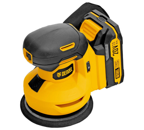 Эксцентриковая шлифмашина Denzel CROSH-20-125 с 1-им АКБ