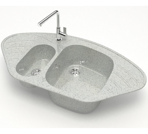 Кухонная мойка MARRBAXX Карельский камень модель 23/Q10 F023Q010 серый/светло-серый