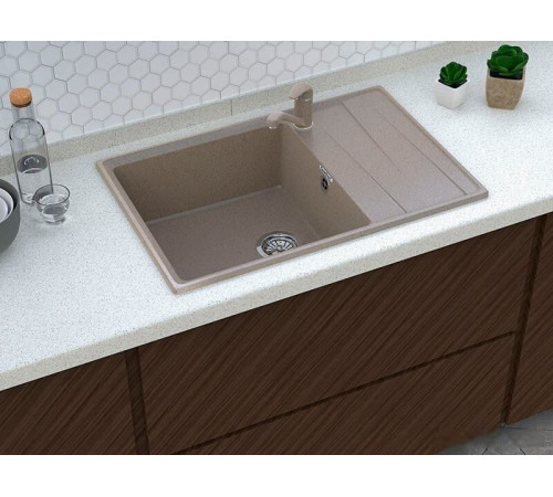 Кухонная мойка GranFest GF-LV-760L иней