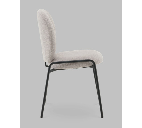 Стул Stool Group Моллек AV 438-Fl81-9005 букле светло-серый