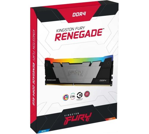 Оперативная память Kingston FURY Renegade RGB 2x8ГБ DDR4 4600 МГц KF446C19RB2AK2/16