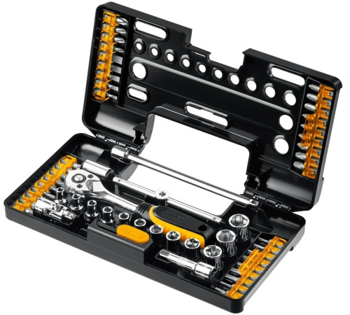 Набор трещотка с головками и битами Stayer 27760-H57 57 предметов