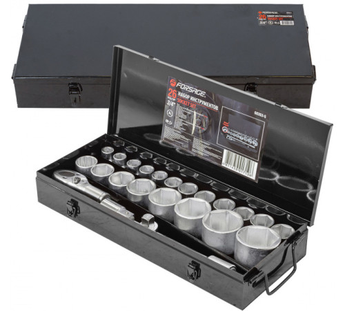 Набор трещотка с головками FORSAGE F-68263-5 26 предметов