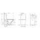 Унитаз WeltWasser Gelbach 001 XL GL-WT белый глянец