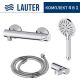 Смеситель Lauter Velvet 21СК9696С с лейкой Relexa Nevada 21S10146