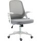 Офисное кресло CACTUS CS-WMC212-GY белый/серый