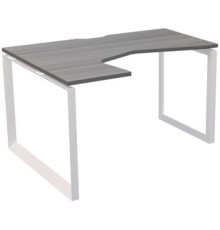 Стол Программа Техно Аргентум-МП НТМП.О-040 левый лиственница/белый