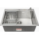 Кухонная мойка ARFEKA ECO AR мойка 600*500, коландер, дозатор SATIN