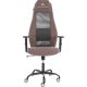 Офисное кресло TetChair Aviator PLT metalBL ткань, светло-коричневый/серый, KUB 03/W-12