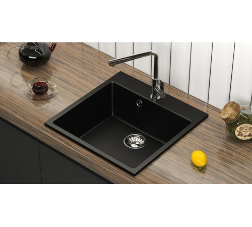 Кухонная мойка MARRBAXX Карельский камень модель 42/Q4 черный