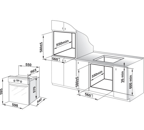 Электрический духовой шкаф GEFEST ДА 622-02 Б