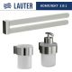 Набор аксессуаров для ванной Lauter 21TS3018 + 21TS3020 + 21TS3003 Chrome, 3 предмета