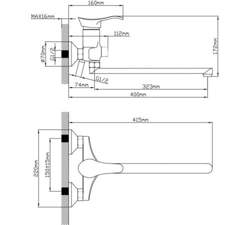 Смеситель AV Engineering AVJAS7-A080-222
