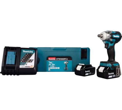 Гайковерт Makita DTW300RTJ с 2-мя АКБ