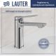 Умывальник Lauter 21370 + Silk 21CK572С с сифоном 21635CH хром