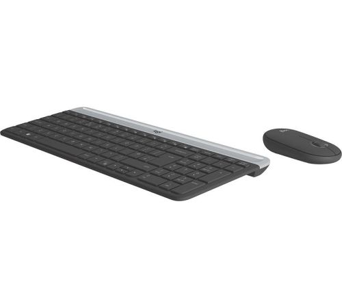 Клавиатура + мышь Logitech MK470 Slim Wireless Combo 920-009206 графитовый