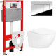 Унитаз подвесной Lauter Sulzdorf + TECE Kit 9400412 белый с микролифтом