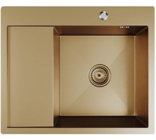 Кухонная мойка Mixline Pro 552928 бронза, с сифоном