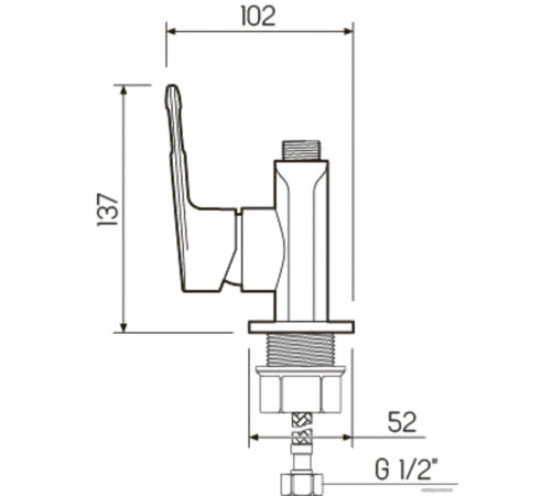 Смеситель РМС SL134-017FK