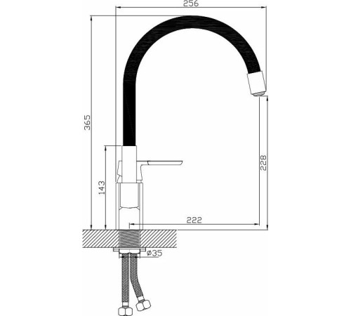 Смеситель Diadonna D87-437114GR
