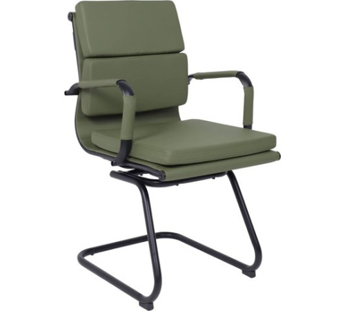 Офисное кресло AksHome Indigo CF экокожа, зеленый/черный