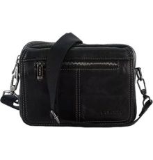 Мужская сумка Poshete 252-5997-BLK черный