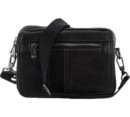 Мужская сумка Poshete 252-5997-BLK черный