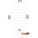 Полотенцесушитель ProHeat Classic 40x80 боковое подключение