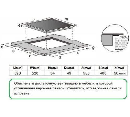 Варочная панель Schtoff IF7003 Black