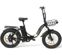 Электровелосипед SameBike City Master Fat черный