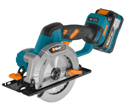 Дисковая циркулярная пила Bort BHK-18Li-125 с 2-мя АКБ