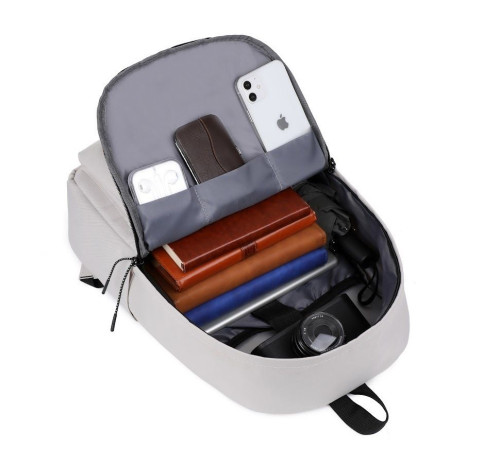 Городской рюкзак Miru City Extra Backpack 15.6 светло-серый