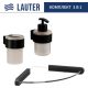 Набор аксессуаров для ванной Lauter 21TS3019 + 21TS3021 + 21TS3008 Matt Black, 3 предмета