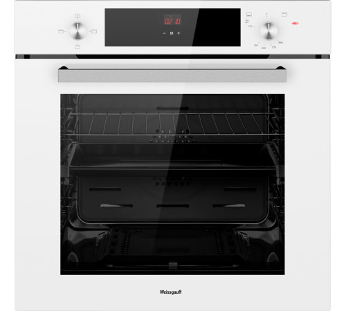 Газовый духовой шкаф Weissgauff WGO 702 D White Glass