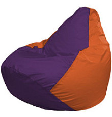 Кресло-мешок Flagman Груша Мега XXXL Г3.1-33 фиолетовый/оранжевый