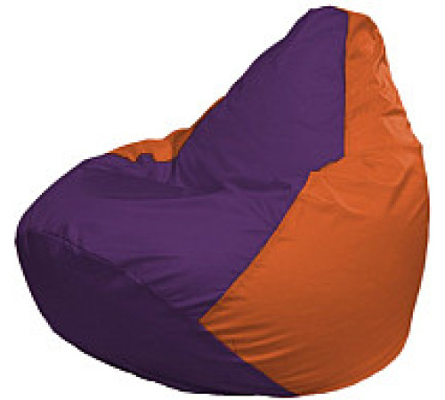 Кресло-мешок Flagman Груша Мега XXXL Г3.1-33 фиолетовый/оранжевый