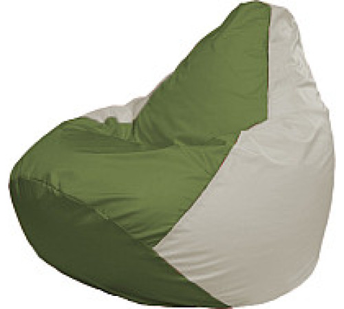 Кресло-мешок Flagman Груша Супер Мега 4XL Г5.1-231 оливковый/белый