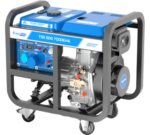 Дизельный генератор ТСС SDG 7000EHA 100033