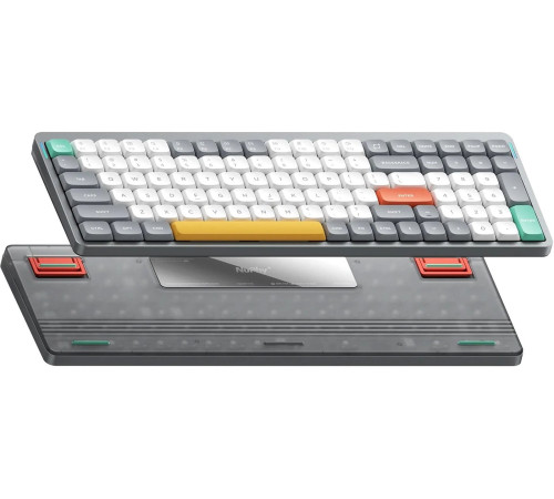 Клавиатура NuPhy Air96 V2 Lunar Gray Gateron Low Profile Red 2.0