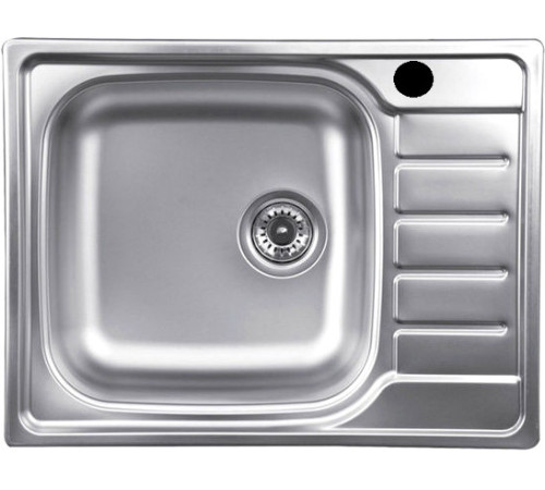 Кухонная мойка КромРус N-280 RUS чаша слева без сифона