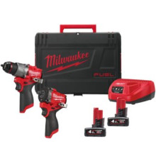 Milwaukee M12FPP2X2-402X 4933498741 шуруповерт, винтоверт, 2 АКБ, кейс